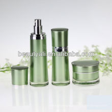 10g 25g 30g 50g Round Waist acrylic skin care jar and acrylic airless bottle